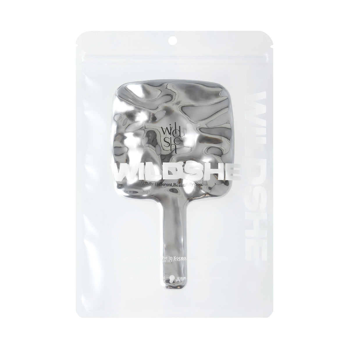 Water Ripple Handle Mirror
